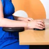 R-Go Tools Podłokietnik R-Go split, ergonomiczny podłokietnik dwuczęściowy, regulowany, symetryczny, z miękką pianką, czarny