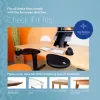 R-Go Tools Podłokietnik R-Go split, ergonomiczny podłokietnik dwuczęściowy, regulowany, symetryczny, z miękką pianką, czarny