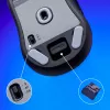Bezprzewodowa mysz gamingowa KINGSTON HyperX Pulsefire Haste 2 Mini — symetryczna, 26 000 DPI, RF/Bluetooth/USB