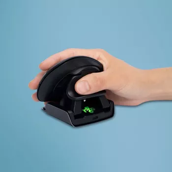 Ergonomiczna mysz R-Go Twister z oprogramowaniem Break, symetryczna mysz dla obu rąk, składana, Bluetooth i przewodowa