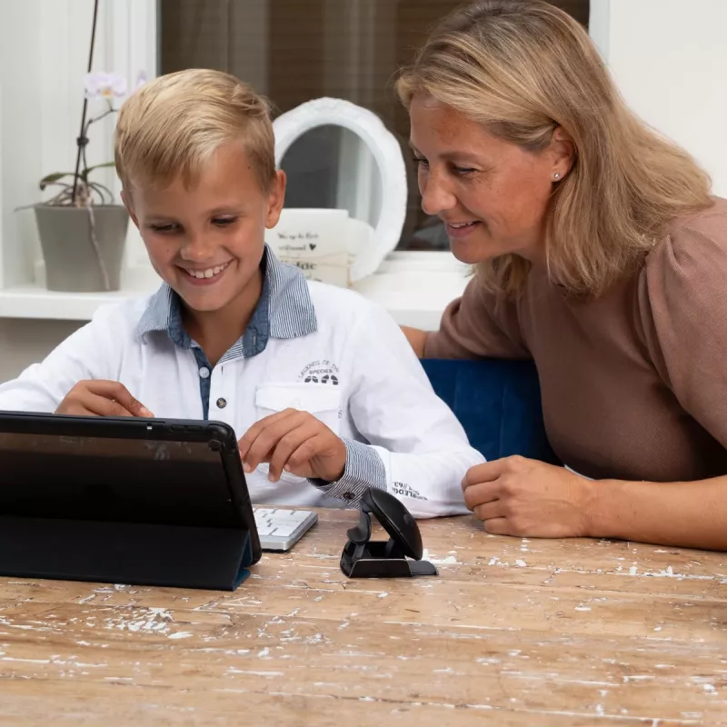 Ergonomiczna mysz R-Go Twister z oprogramowaniem Break, symetryczna mysz dla obu rąk, składana, Bluetooth i przewodowa