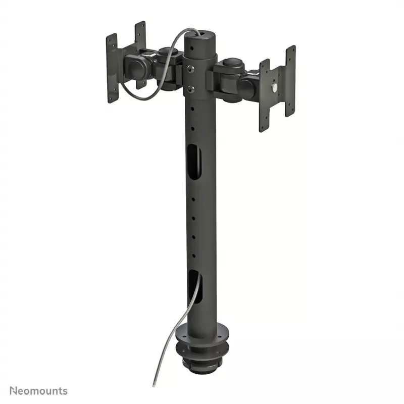 Neomounts FPMA-D050DCzarny Ramię monitora 10-30 cali, przelotka, 10 kg, 25.4 cm (10 cali), 76.2 cm (30 cali), 100 x 100 mm, czarny