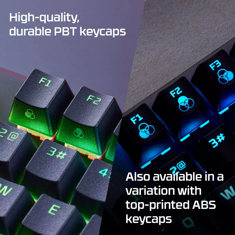 HyperX Alloy Origins Core - Mechaniczna klawiatura gamingowa - HX niebieski (układ US)