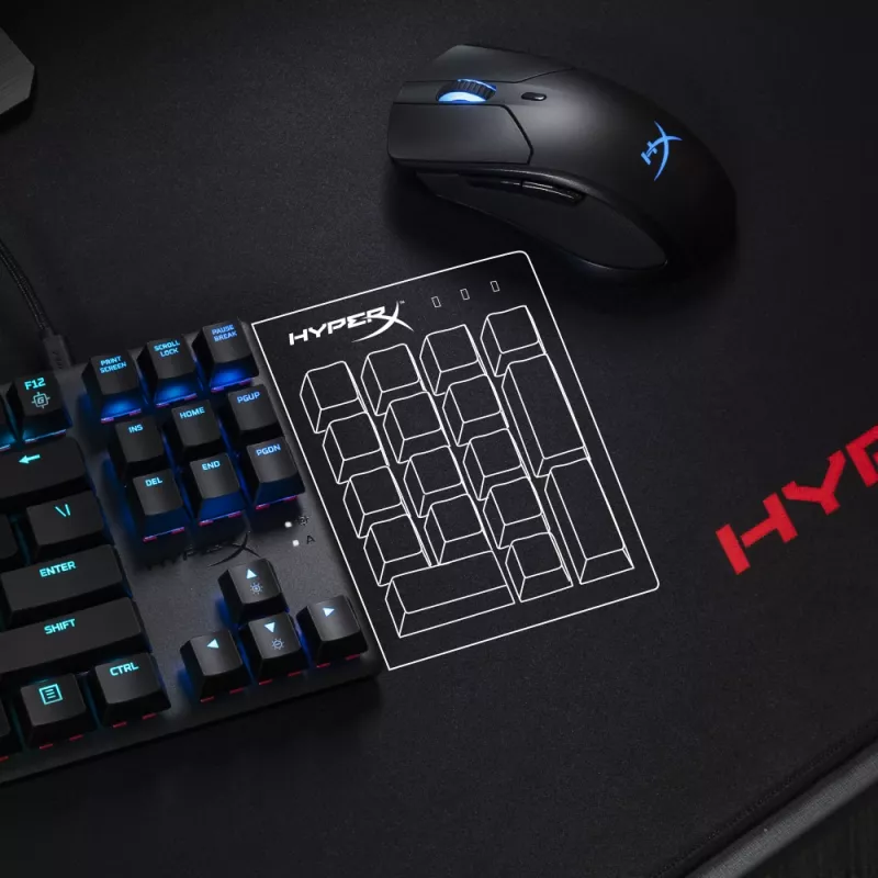 HyperX Alloy Origins Core - Mechaniczna klawiatura gamingowa - HX niebieski (układ US)