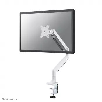 Ramię do monitora Neomounts NM-D750WHITE 10-32 cali - sprężyna gazowa, zacisk/przelotka, 9 kg, 25,4 cm (10 cali), 81,3 cm (32 cale), 100 x 100 mm, biały