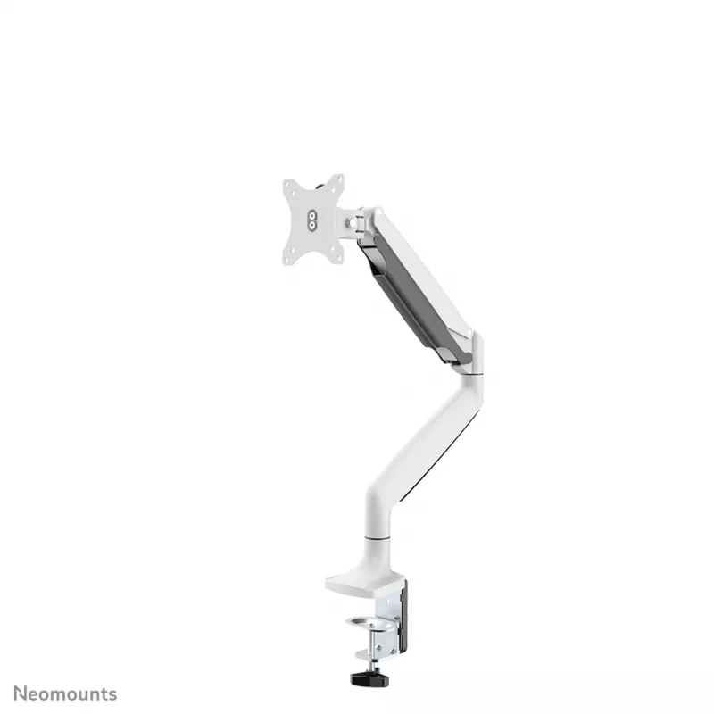 Ramię do monitora Neomounts NM-D750WHITE 10-32 cali - sprężyna gazowa, zacisk/przelotka, 9 kg, 25,4 cm (10 cali), 81,3 cm (32 cale), 100 x 100 mm, biały