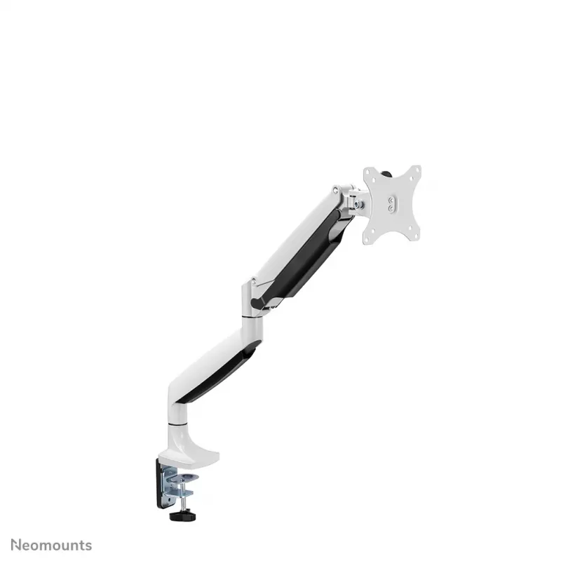 Ramię do monitora Neomounts NM-D750WHITE 10-32 cali - sprężyna gazowa, zacisk/przelotka, 9 kg, 25,4 cm (10 cali), 81,3 cm (32 cale), 100 x 100 mm, biały