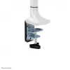 Ramię do monitora Neomounts NM-D750WHITE 10-32 cali - sprężyna gazowa, zacisk/przelotka, 9 kg, 25,4 cm (10 cali), 81,3 cm (32 cale), 100 x 100 mm, biały