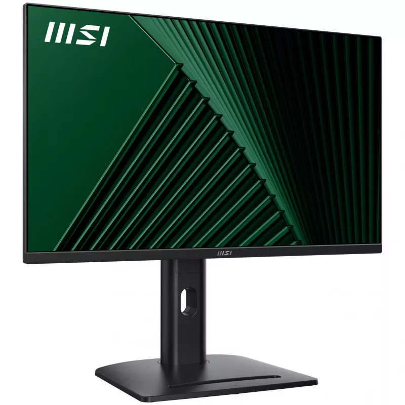 Monitor MSI PRO MP275PG 27 cali, FHD (1920 x 1080), 100Hz, IPS, 1ms, 1x HDMI 1.4b, 1x DP 1.2a, 1x D-Sub(VGA), wbudowane głośniki, przeciwodblaskowy, Anti-Flicker, mniej niebieskiego światła, certyfikat TÜV, VESA, Kensington, regulowana w 4 kierunkach pods