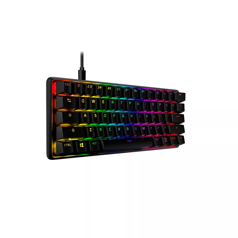 HyperX Alloy Origins 60 - Mechaniczna klawiatura gamingowa - HX czerwony (układ US)
