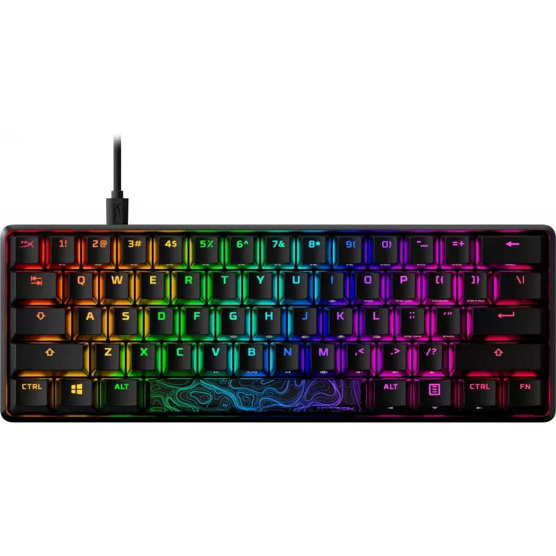 HyperX Alloy Origins 60 - Mechaniczna klawiatura gamingowa - HX czerwony (układ US)