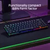 HyperX Alloy Origins 65 - Mechaniczna klawiatura gamingowa - HX czerwony (układ US)