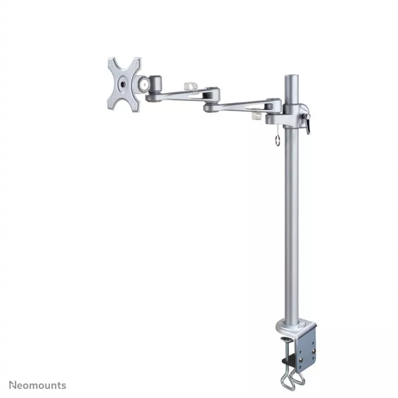 Neomounts FPMA-D935POLE70 Ramię do monitora 10-30 cali, Zacisk, 10 kg, 25.4 cm (10 cali), 76.2 cm (30 cali), 100 x 100 mm, Srebrny