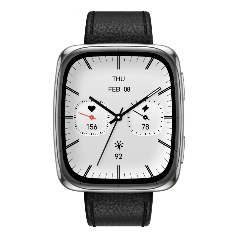 Amazfit Active 2 Kwadratowy smartwatch Czarny (W2434GL2N)