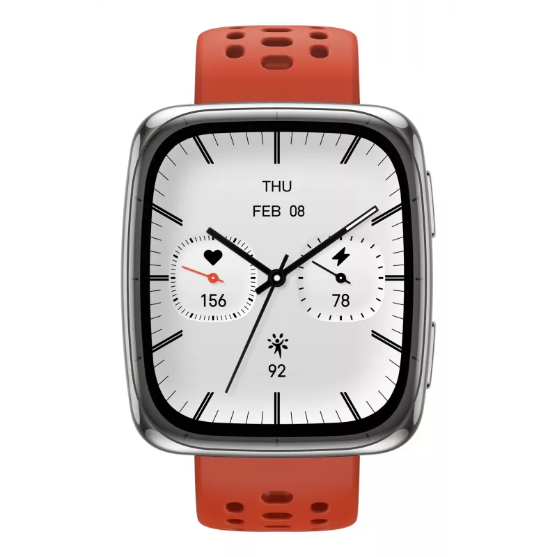 Amazfit Active 2 Kwadratowy smartwatch Czarny (W2434GL2N)