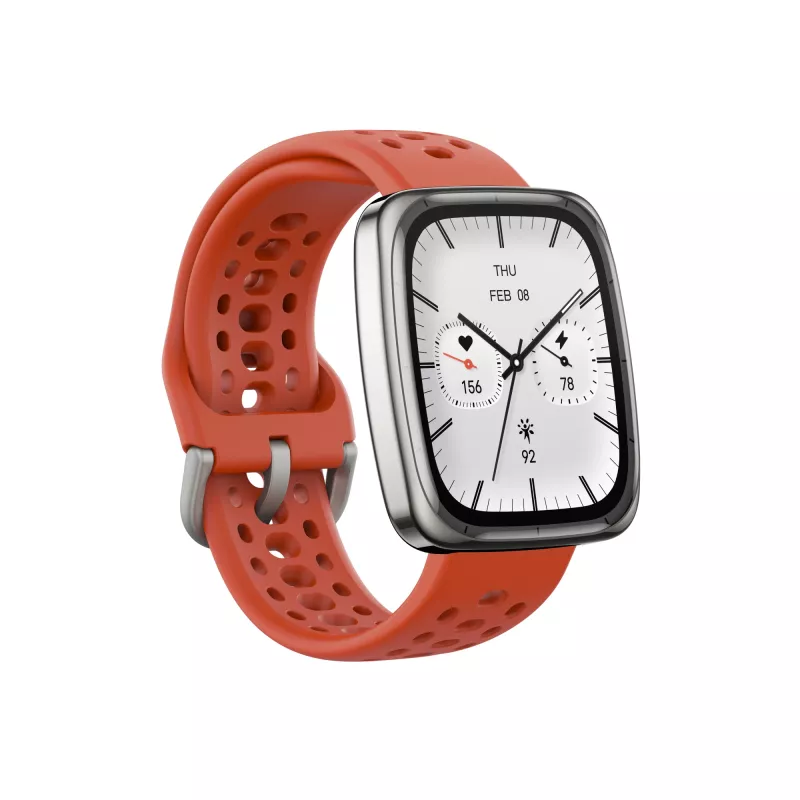 Amazfit Active 2 Kwadratowy smartwatch Czarny (W2434GL2N)