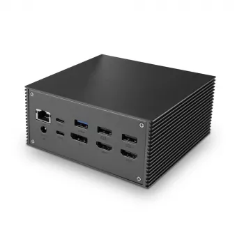 Lindy DST-Pro 101, stacja dokująca do laptopa USB-C z obsługą 4K i zasilaczem 100 W