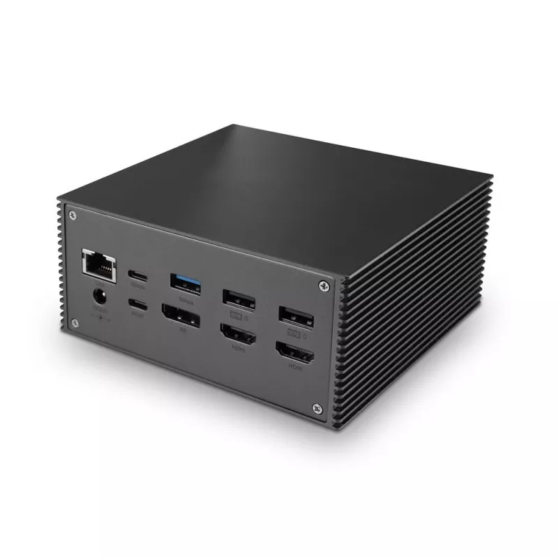 Lindy DST-Pro 101, stacja dokująca do laptopa USB-C z obsługą 4K i zasilaczem 100 W