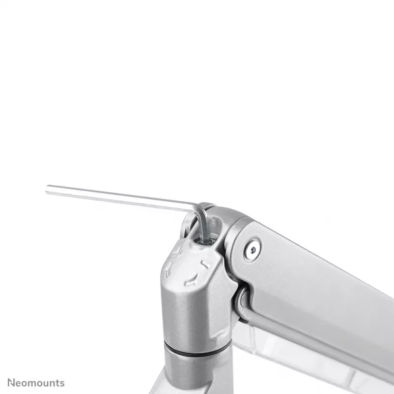 Neomounts NM-D775SILVERPLUS ramię do monitora 10-49 cali - sprężyna gazowa - mocowanie górne - blokada 180°