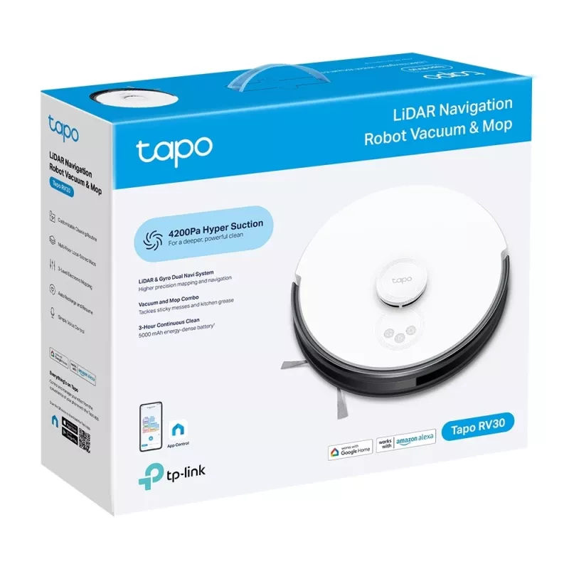TP-Link Tapo LiDAR Navigation Robot Vacuum & Mop