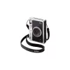 Aparat do zdjęć natychmiastowych Fujifilm Instax Mini Evo — matryca CMOS 1/5 cala 2560×1920, wyświetlacz TFT 3 cale, migawka 1/8000–0,25 s, wbudowana lampa błyskowa, 285 g, srebrno-czarny