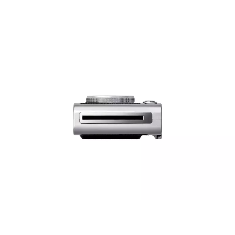 Aparat do zdjęć natychmiastowych Fujifilm Instax Mini Evo — matryca CMOS 1/5 cala 2560×1920, wyświetlacz TFT 3 cale, migawka 1/8000–0,25 s, wbudowana lampa błyskowa, 285 g, srebrno-czarny