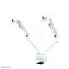 Neomounts FPMA-D750DWHITE2 Ramiona monitora 10-32 cale - sprężyna gazowa - Topfix - ogranicznik 180°