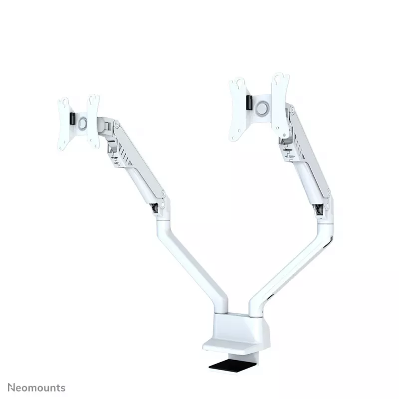 Neomounts FPMA-D750DWHITE2 Ramiona monitora 10-32 cale - sprężyna gazowa - Topfix - ogranicznik 180°