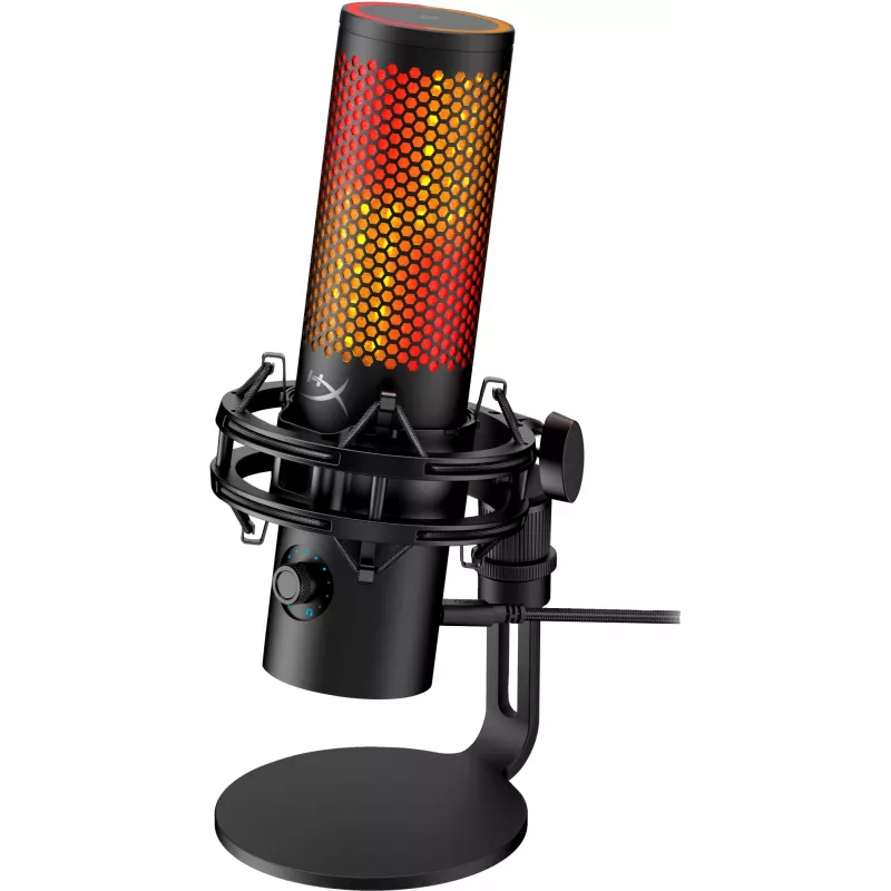 HyperX QuadCast 2 S - mikrofon USB (czarny), mikrofon stołowy, -8 dB, 20 - 20000 Hz, 1 Ω, przewodowy, USB