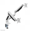 Neomounts NM-D750DWHITE Ramię do monitora 10-32 cale - sprężyna gazowa, Zacisk/Przelotka, 9 kg, 25,4 cm (10 cali), 81,3 cm (32 cale), 100 x 100 mm, Biały