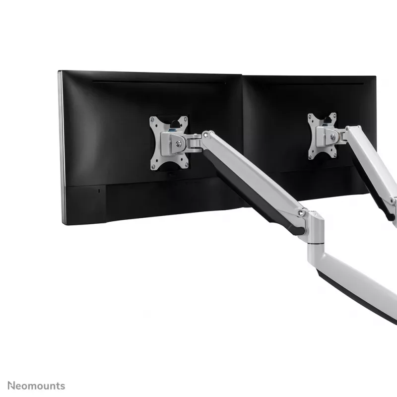 Neomounts NM-D750DWHITE Ramię do monitora 10-32 cale - sprężyna gazowa, Zacisk/Przelotka, 9 kg, 25,4 cm (10 cali), 81,3 cm (32 cale), 100 x 100 mm, Biały