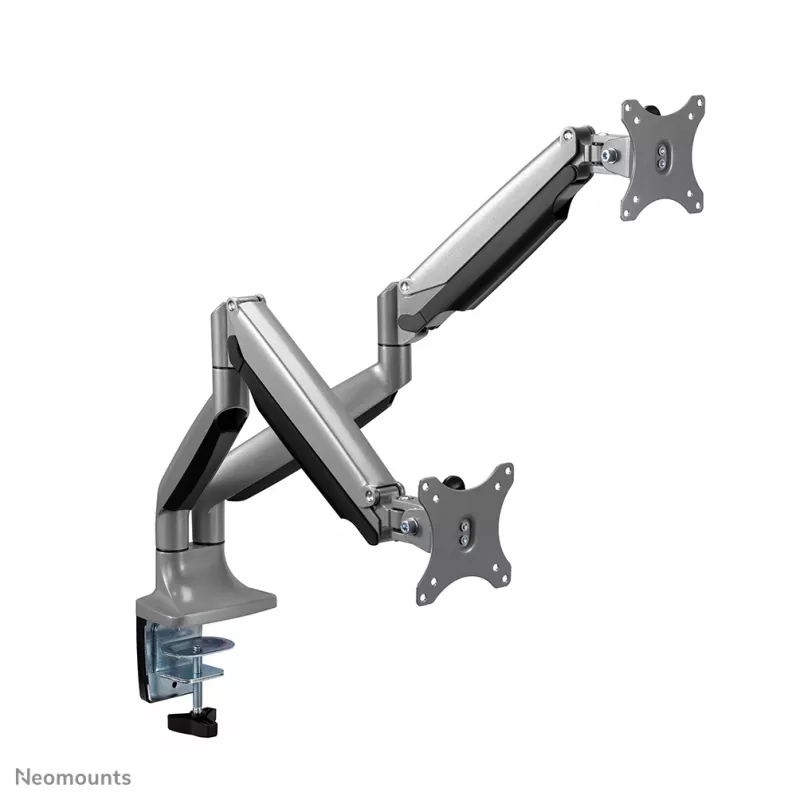 Neomounts NM-D750DSILVER Ramię monitora 10-32 cale - sprężyna gazowa
