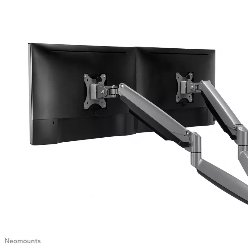 Neomounts NM-D750DSILVER Ramię monitora 10-32 cale - sprężyna gazowa