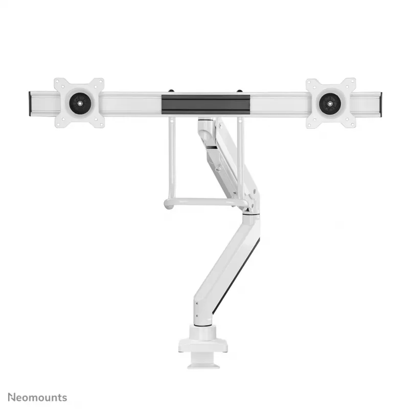 Neomounts NM-D775DXWHITE Ramię do monitora 10-32 cale - sprężyna gazowa - Topfix - ogranicznik 180°