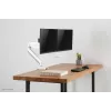 Neomounts NM-D775DXWHITE Ramię do monitora 10-32 cale - sprężyna gazowa - Topfix - ogranicznik 180°