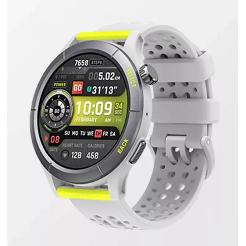 Amazfit Cheetah 3.53 cm (1.39 cala) AMOLED 46.7 mm Cyfrowy 454 x 454 pikseli Ekran dotykowy Szary GPS (satelitarny)