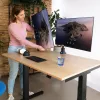 R-Go Tools Ramię do monitora R-Go Caparo Dual, do dwóch monitorów, regulowane za pomocą sprężyny gazowej, udźwig 3-9 kg, w 100% okrągłe, czarne