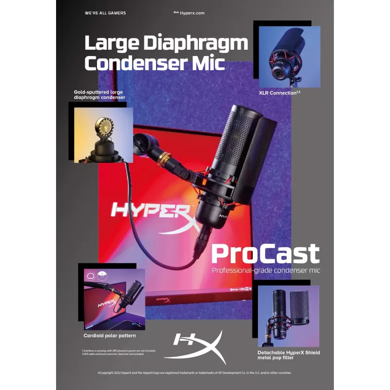 Mikrofon HyperX ProCast