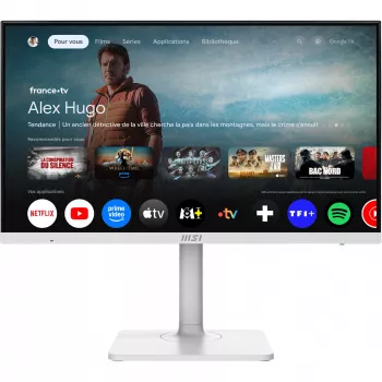 Monitor komputerowy MSI Modern MD272UPSW 68.6 cm (27 cali) 3840 x 2160 pikseli 4K Ultra HD Biały