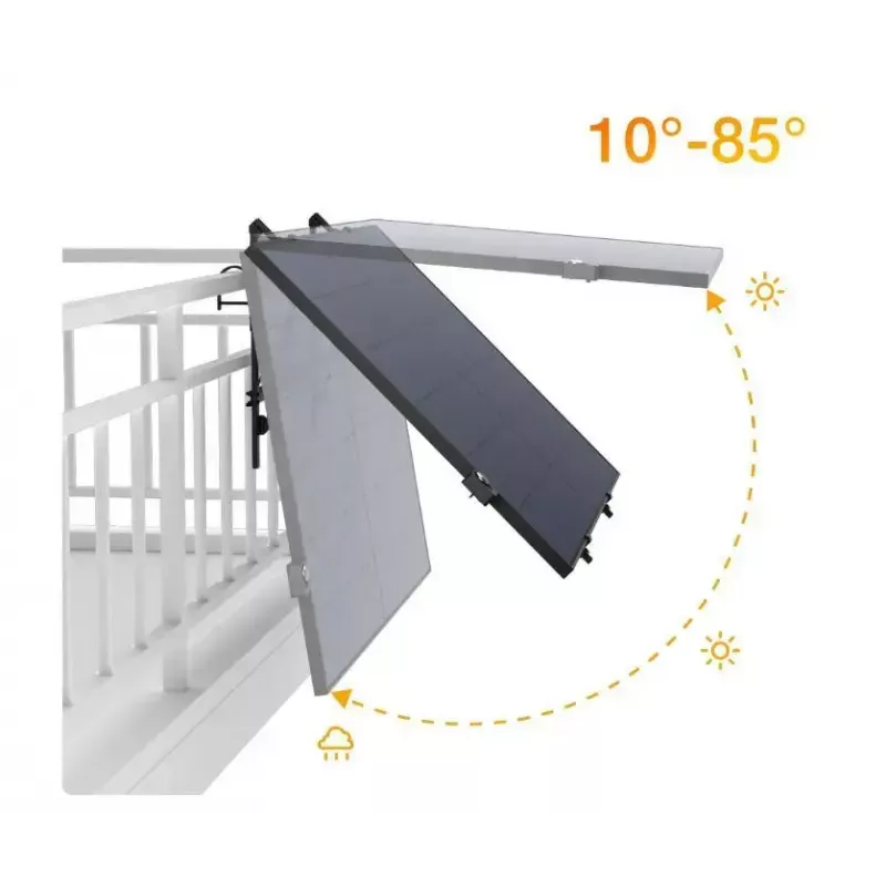 Solar tracker EcoFlow 5011601001 jednoosiowy regulowany kąt nachylenia do paneli słonecznych