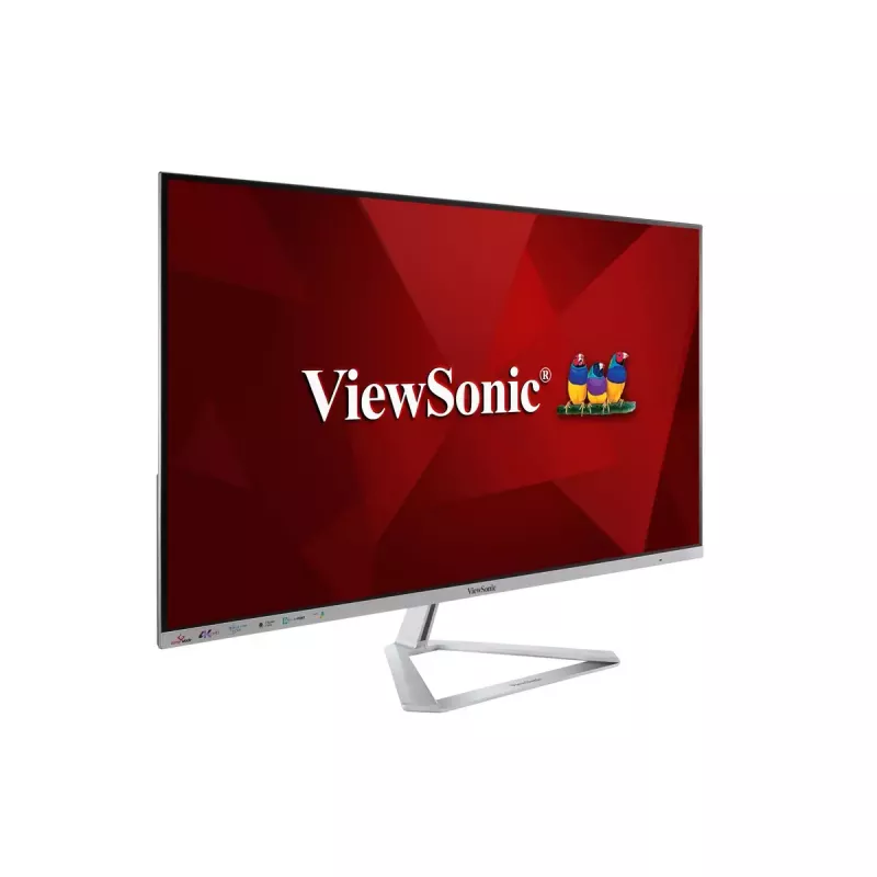 Monitor komputerowy Viewsonic VX3276-4K-MHD-2 81,3 cm (32 cale) 3840 x 2160 pikseli 4K Ultra HD LCD Czarny, Srebrny
