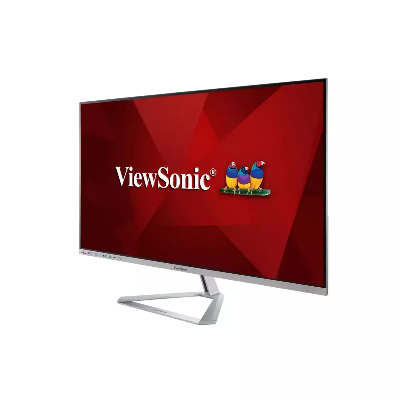 Monitor komputerowy Viewsonic VX3276-4K-MHD-2 81,3 cm (32 cale) 3840 x 2160 pikseli 4K Ultra HD LCD Czarny, Srebrny