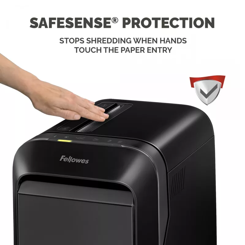 Fellowes LX Series 5050401 niszczarka dokumentów Mikrocięcie 65 dB Czarny