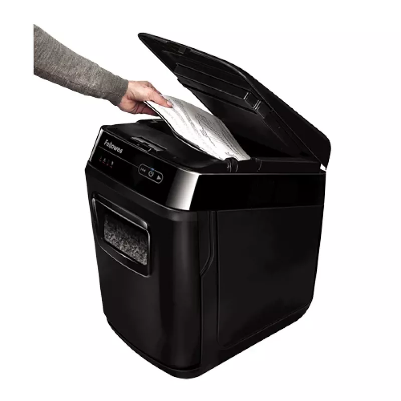 Niszczarka Fellowes AutoMax 200M, cięcie mikro, kolor czarny