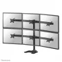 Neomounts FPMA-D700DD6 Uchwyt do monitora 10-27 cali, wolnostojący/przepust kablowy, 8 kg, 25,4 cm (10 cali), 68,6 cm (27 cali), 100 x 100 mm, Czarny