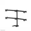 Neomounts FPMA-D700DD6 Uchwyt do monitora 10-27 cali, wolnostojący/przepust kablowy, 8 kg, 25,4 cm (10 cali), 68,6 cm (27 cali), 100 x 100 mm, Czarny