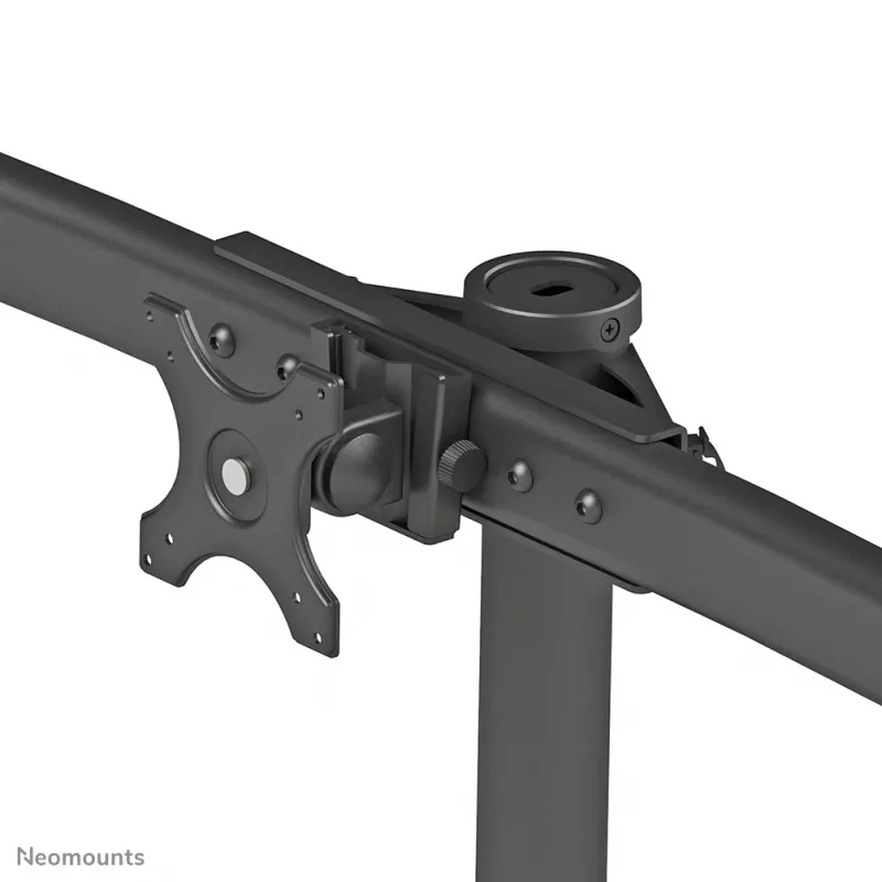 Neomounts FPMA-D700DD6 Uchwyt do monitora 10-27 cali, wolnostojący/przepust kablowy, 8 kg, 25,4 cm (10 cali), 68,6 cm (27 cali), 100 x 100 mm, Czarny