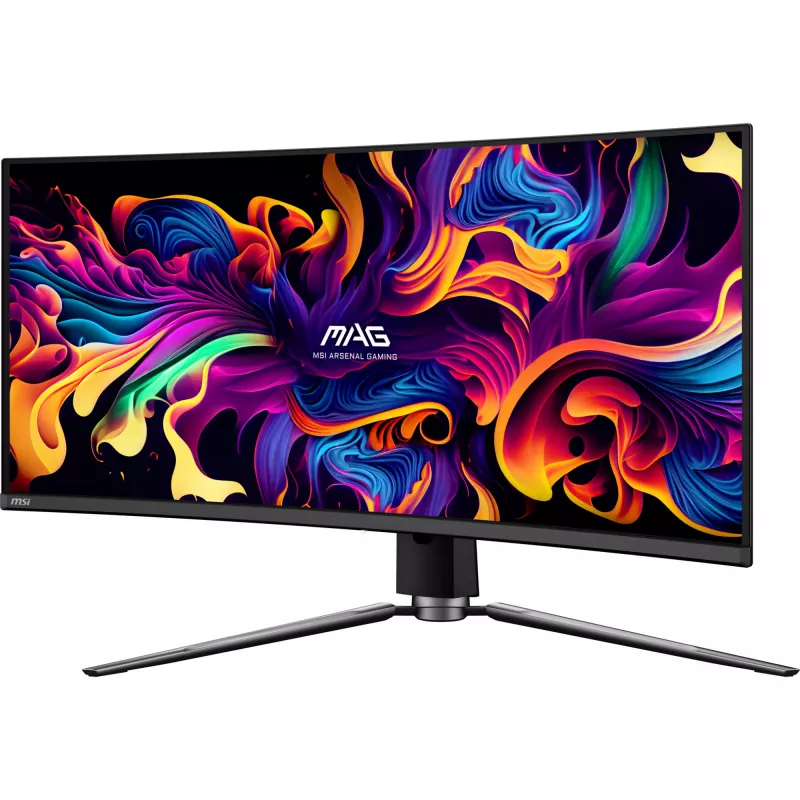 Monitor MSI MAG 341CQP QD-OLED 34 cal UltraWide QHD 3440×1440, 21:9, 0,03 ms, hub USB, VESA, regulacja wysokości