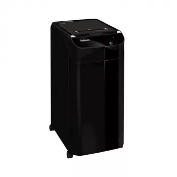 Niszczarka Fellowes 100135793 — ścinki 4 x 38 mm, kosz 68 l, czarna