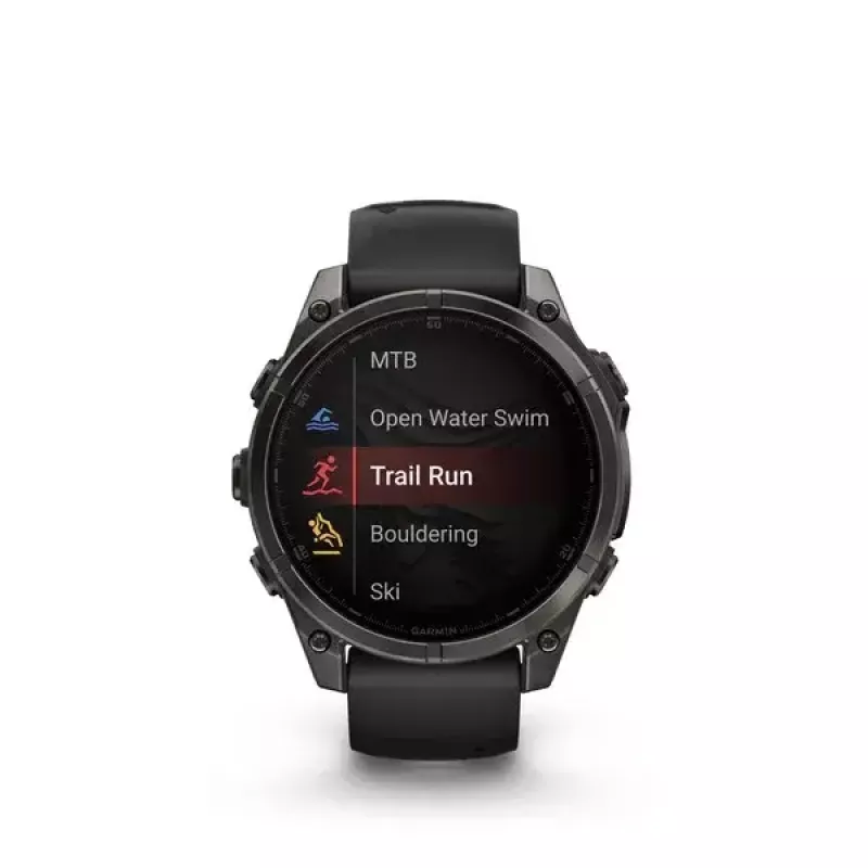 Sport smartwatch GARMIN fenix 8 Black, koperta 47 mm, AMOLED 1,4 cala, szafirowe szkło, GPS/GLONASS/Galileo, bateria do 16 dni